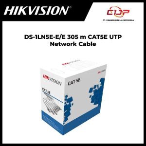 DS-1LN5E-E/E 305 m CAT5E UTP Network Cable (Solid Copper, 0.45 mm, CMX)