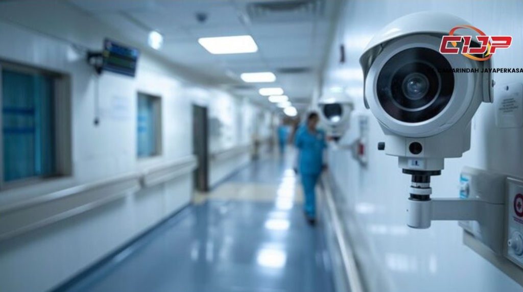 Kamera CCTV di area rumah sakit